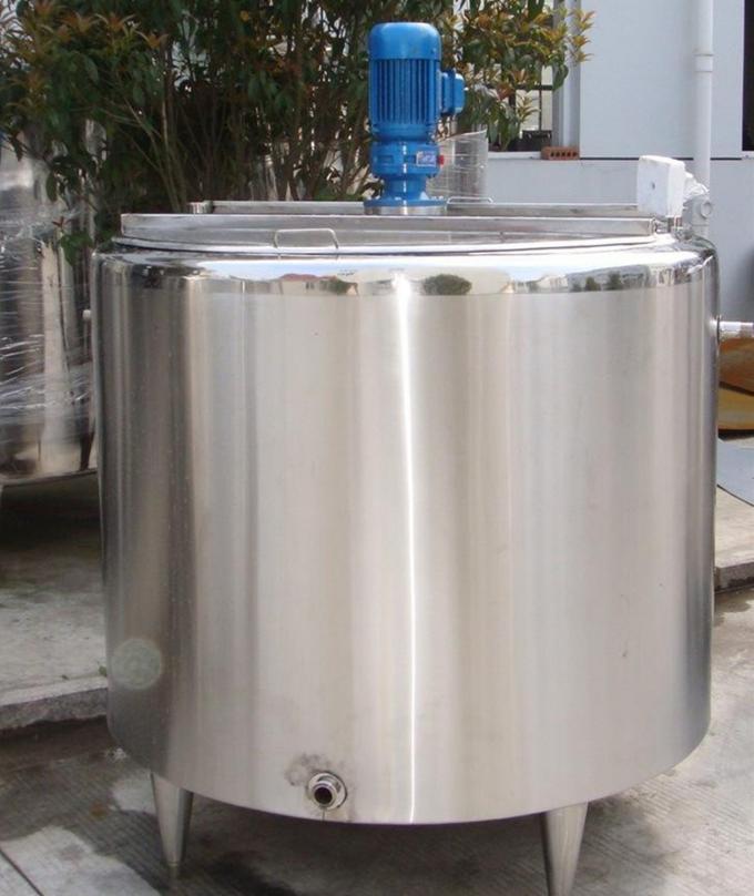 316 304 Stainless Steel Ice Cream Mixing Tank / Maturation Tank ...